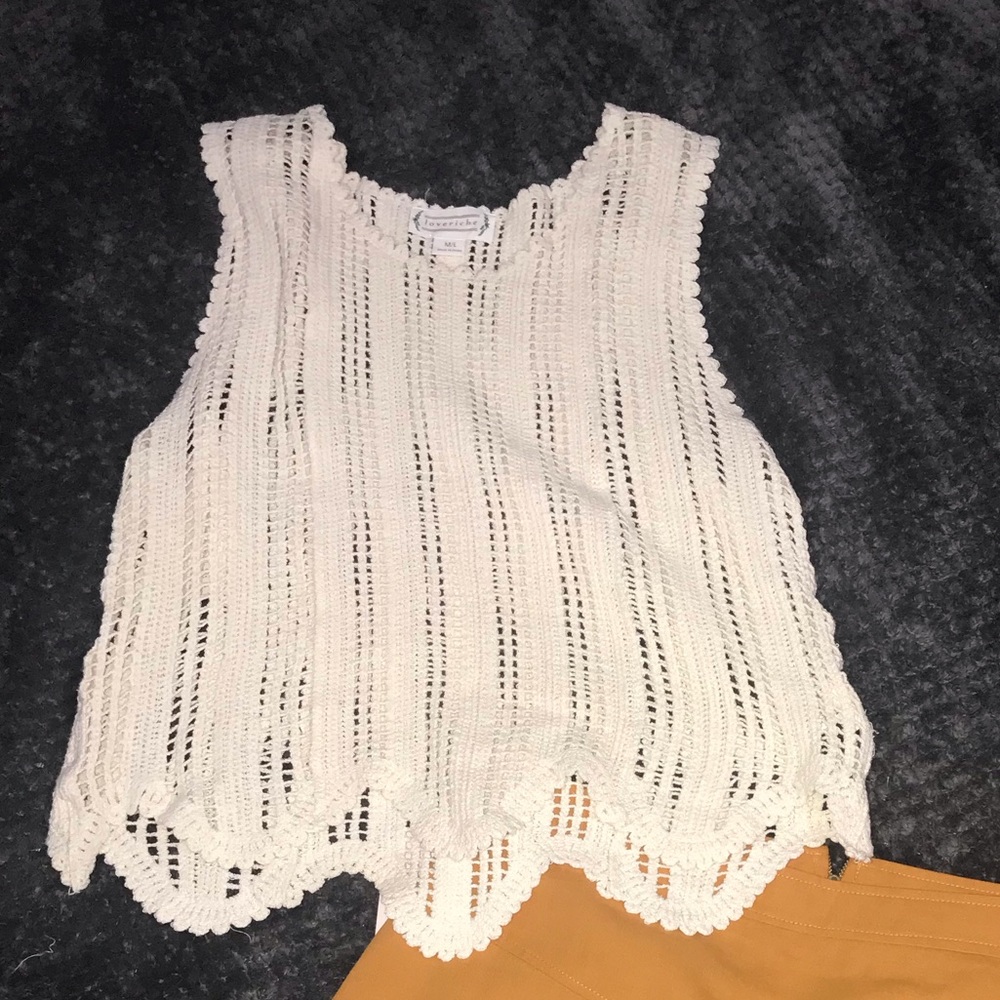 Ivory tank top